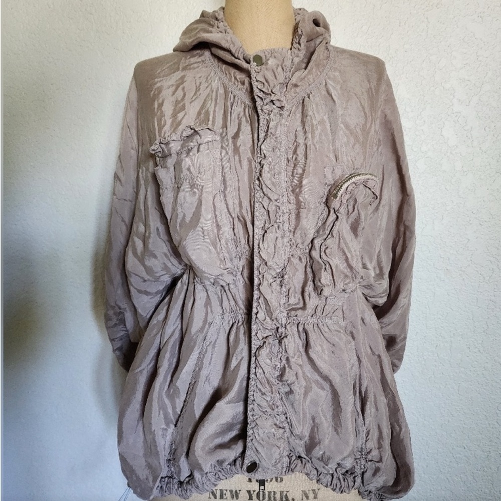 Johnny Was Lightweight Ruched Jacket size S
